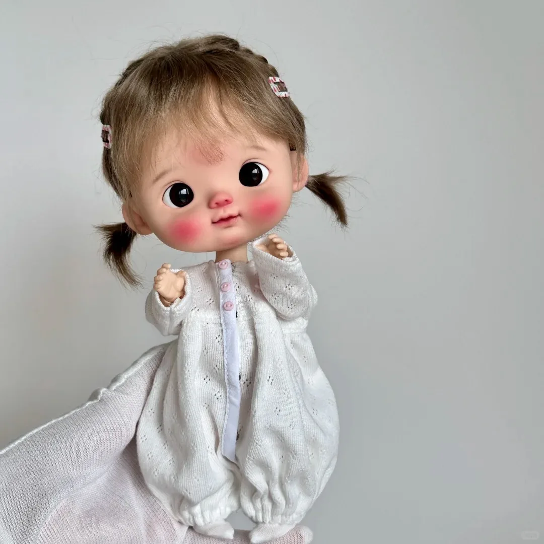 DaMeng BJD Doll 1/6 Scale Xiaofeiyang Spot Qbaby Big Head Smiling Resin Ball-Jointed Art Toy Doll for Girls - Image 2
