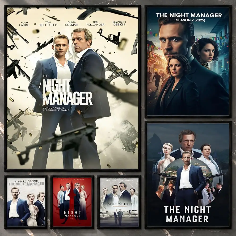 Collector-Series-Television-Screen-Atmospheric The Night Manager Poster Aesthetic Unframed Wall Prints for Bedroom & Living Room