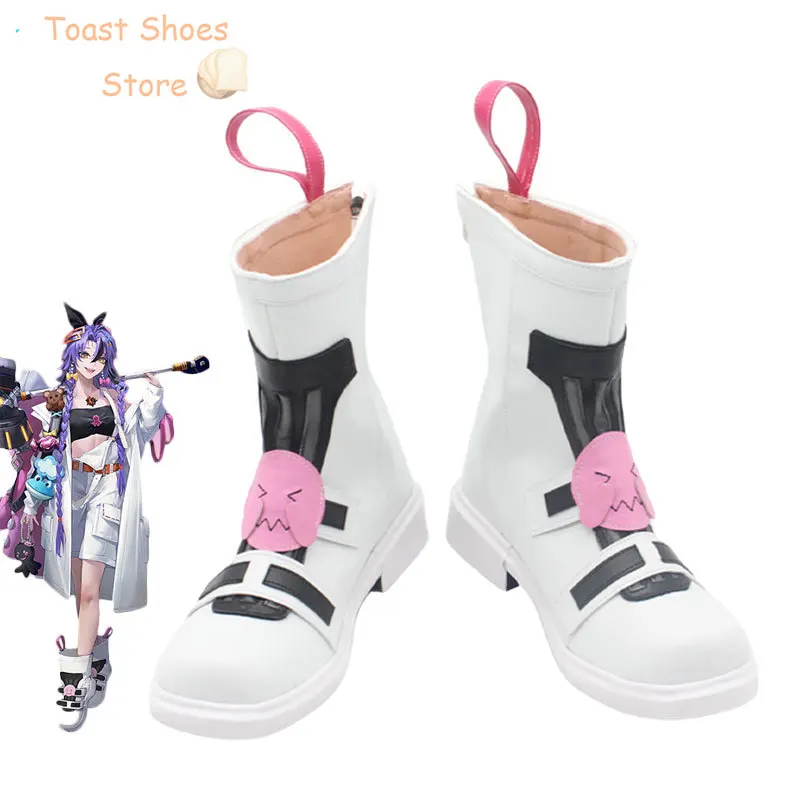 Spel Pad Naar Nergens Kiyo Cosplay Schoenen Pu Lederen Schoenen Halloween Laarzen Cosplay Rekwisieten Kostuum Prop