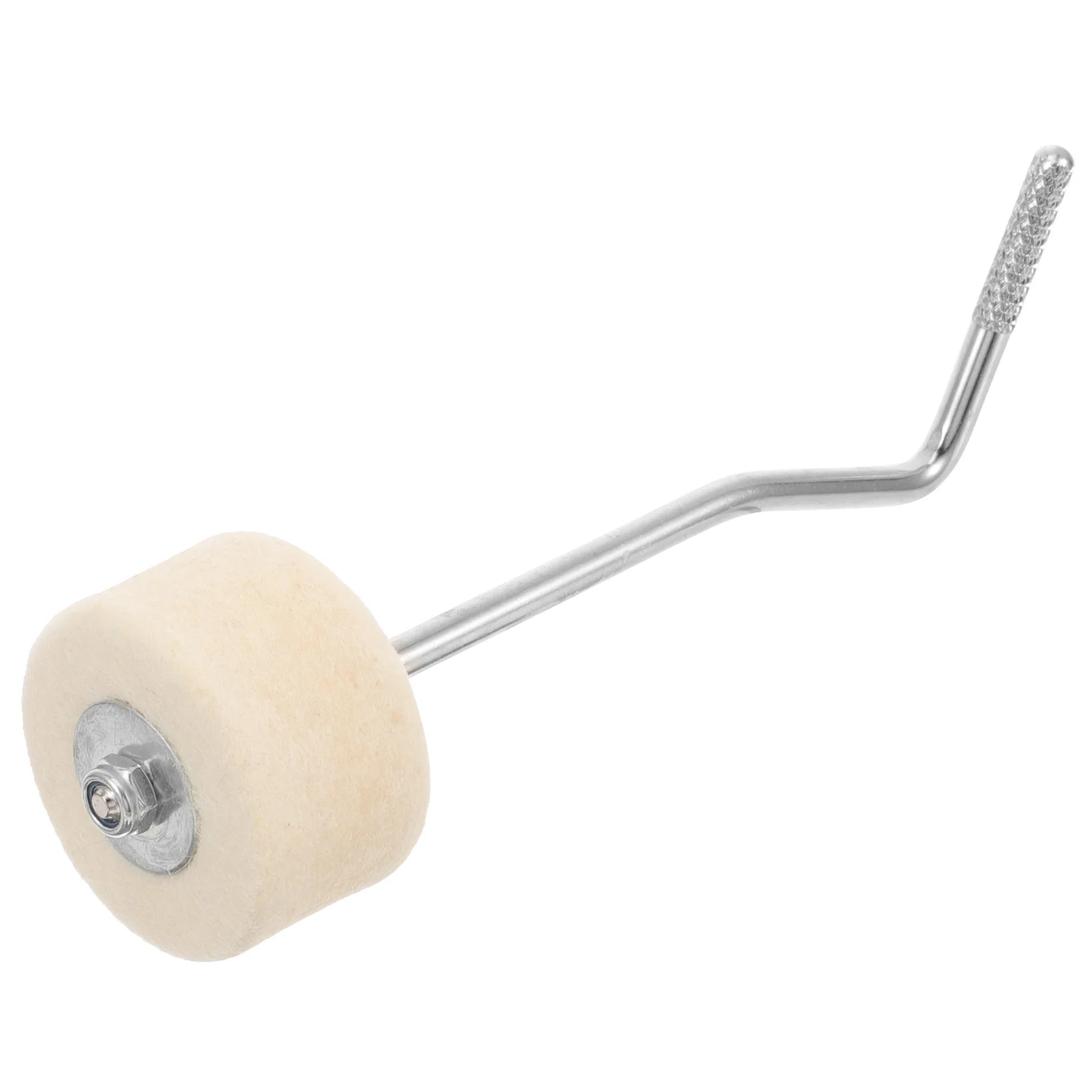 

Bass Beater Felt Head Metal Hammer For Kick Pedal Durable Clear Sound Drum Accessories Parts Adjustable Bass Drum Hammer