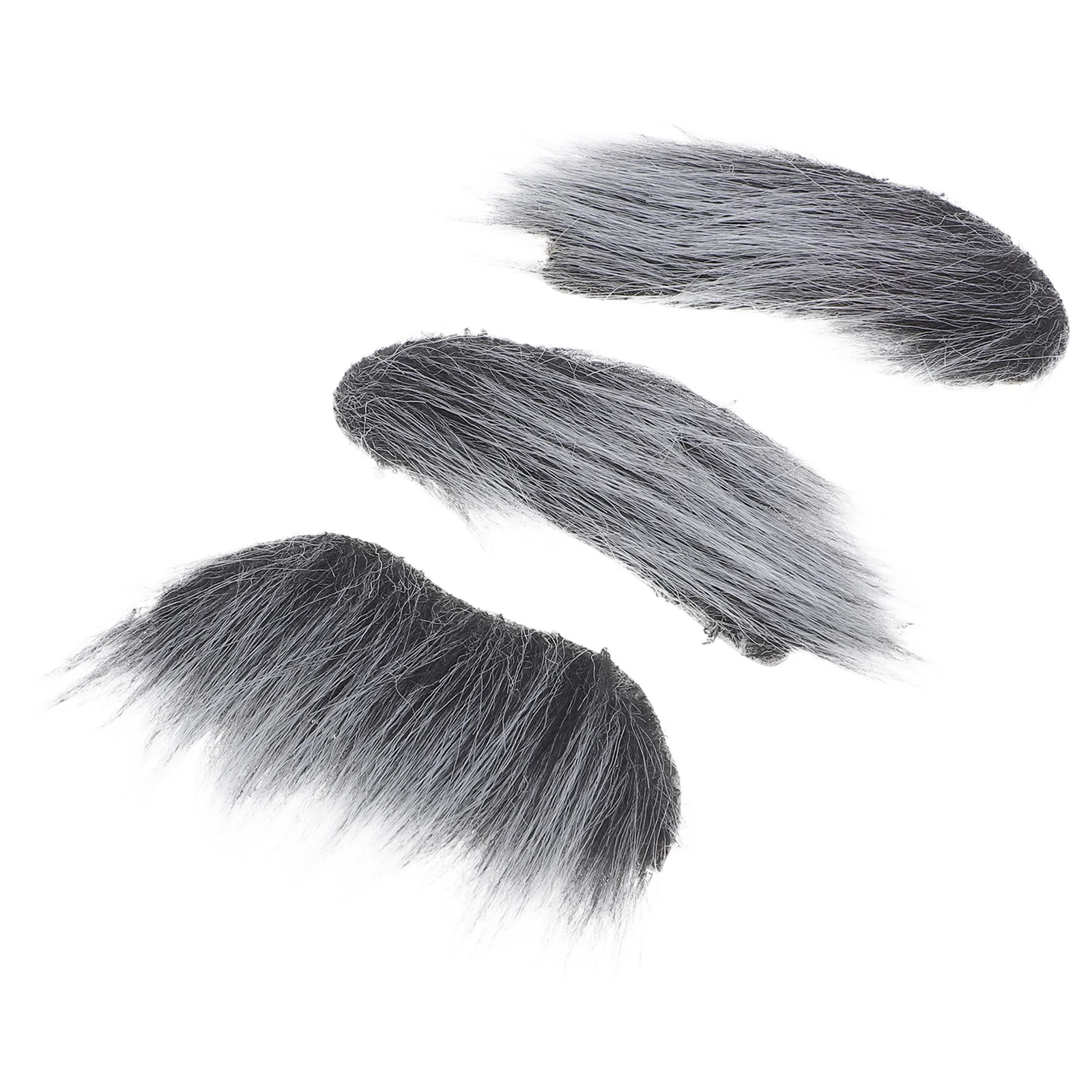 1 set di barba finta e sopracciglia combinati dall'aspetto realistico, facile da applicare per il travestimento di Halloween, cosplay, raccolta festiva, oggetti di scena da uomo