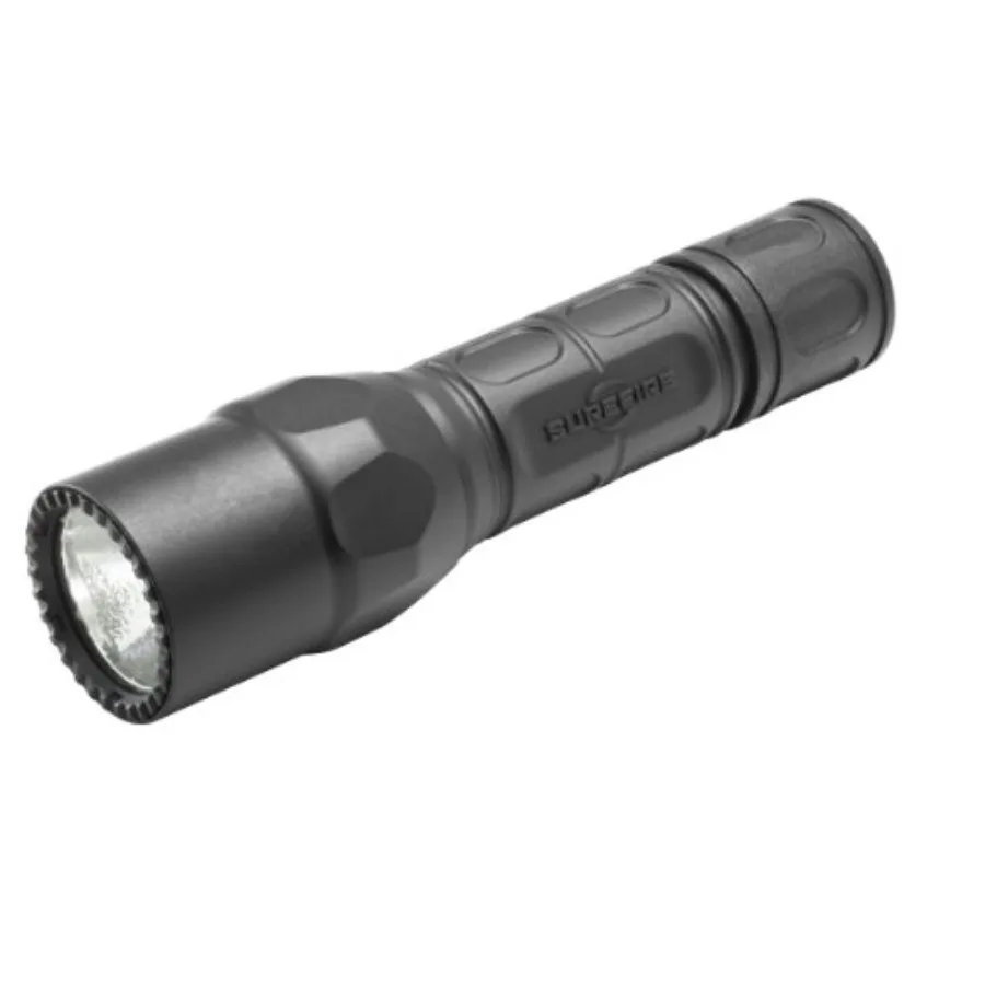 G2X Pro DualOutput LED Flashlight with Click Switch in Black for Outdoor Camping Emergency Survival and Indoor Home Use with Hi