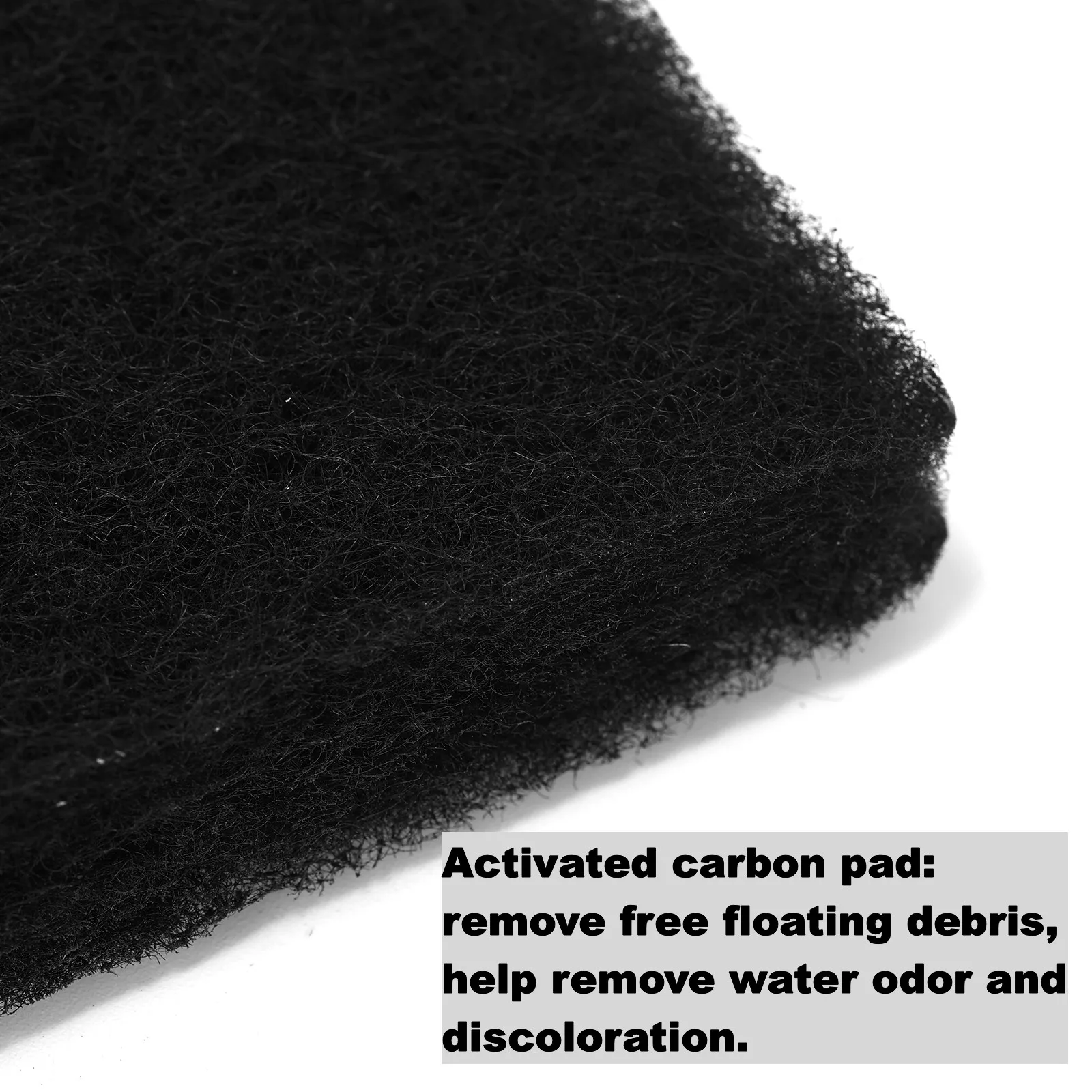 3Pcs Aquarium Sponge Filter Mat Pad (Carbon+Ammonia+Phos) DIY Cut for Hanging/Top/Tank/Pond Filtration System(200x150x20mm)