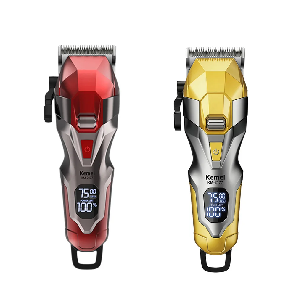 Kemei 2177 Hair Cutting Machines Man Professional Hair Clippers Rechargeable Kemei Machine Hair Clippers Barber Cheap