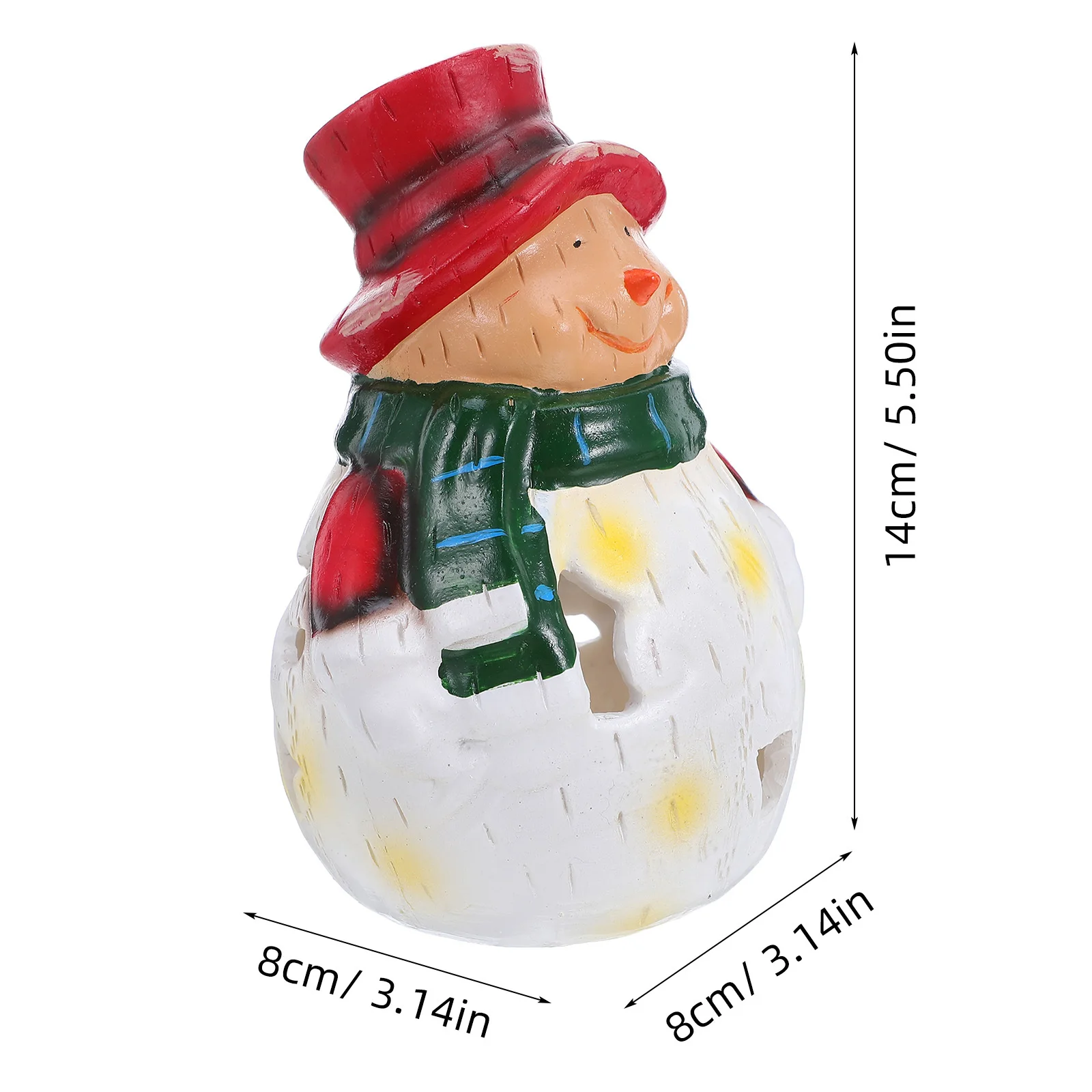 عيد الميلاد ثلج ليلة ضوء الراتنج LED مضاءة ثلج الديكور منضدية عيد الميلاد الشتاء عطلة مصباح ديكور عيد الميلاد مصباح ليد