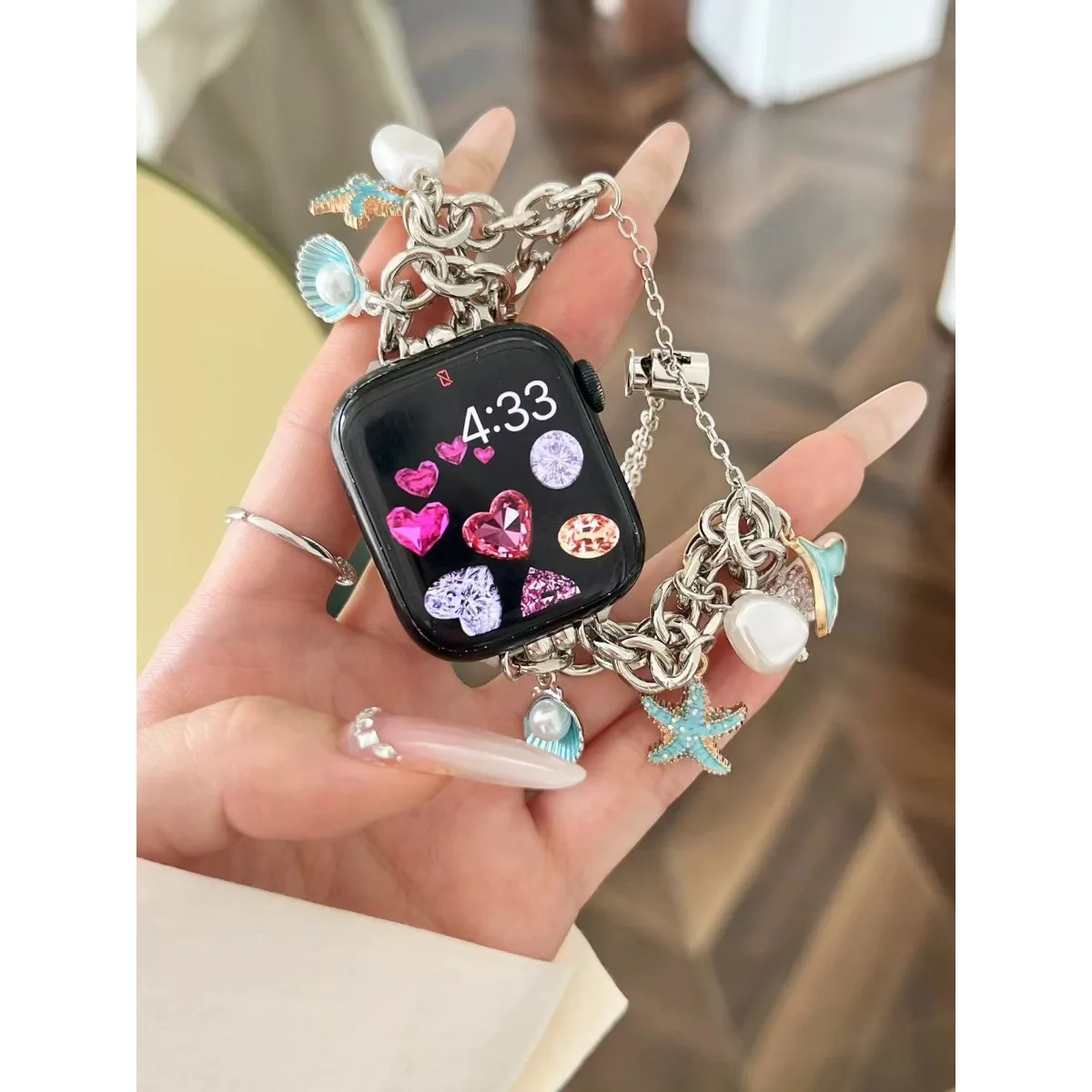 Correa de reloj para iWatch de 42/44/45/46/49 mm, 38/40/41 mm, correa de reloj de moda de metal para la serie de relojes Ultra2, serie 10/9/8/7/6/5/4/3/2/1_voghion.com