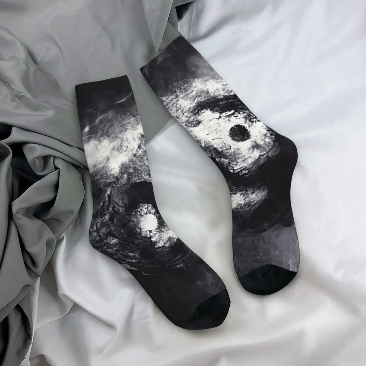 

Носки на все сезоны с изображением дракона Инь-Ян, классическая мифология, модные длинные носки для мужчин и женщин, подарки на День святого Валентина