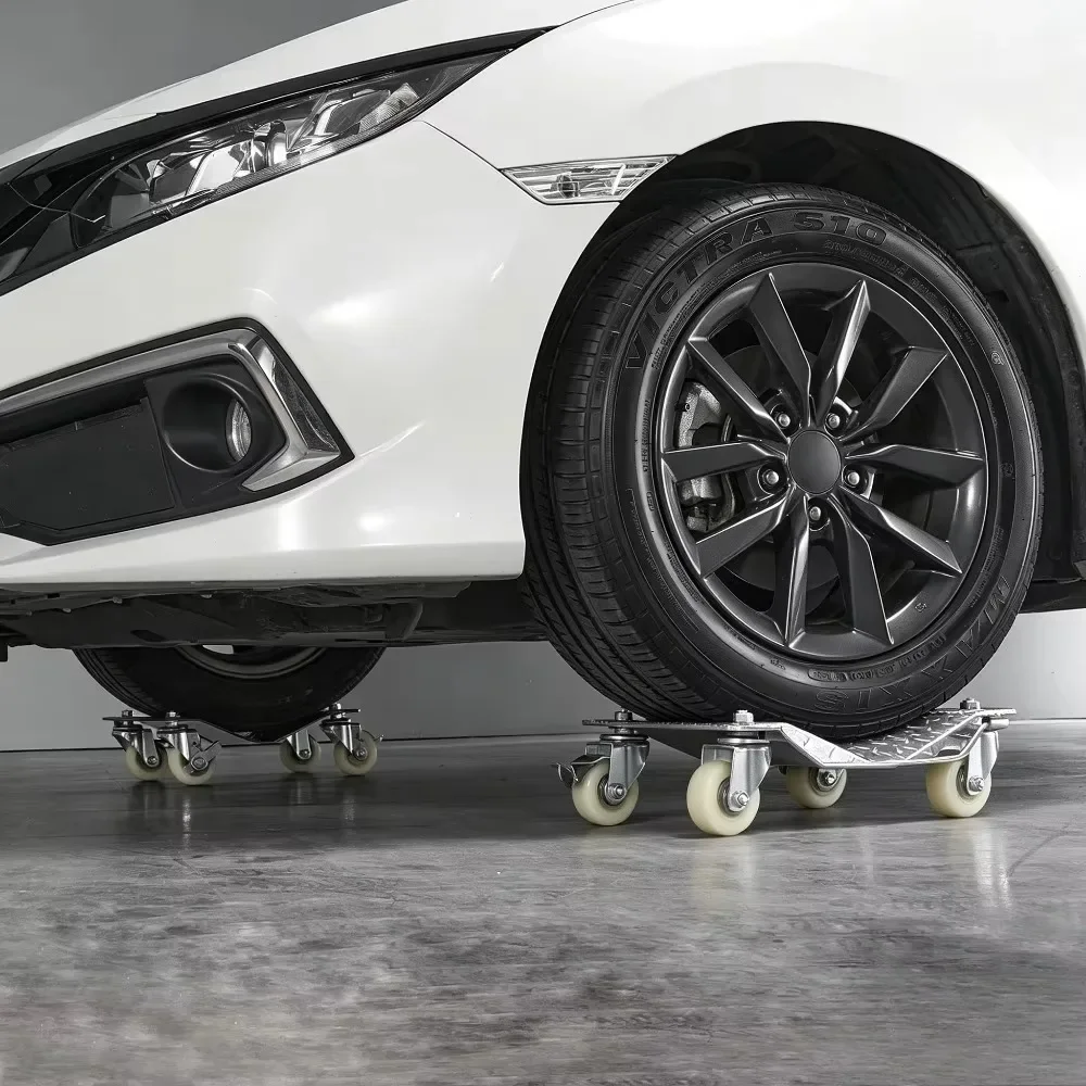 Car Moving Dolly Vehicle Mover Wheel Dolly Property Tow Mover Motorcycle Simple Moving Tool Universal Wheel