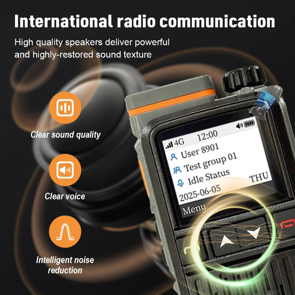 Landptt 4G Walkie Talkie Long Range 5000 Miles Free Platform Global Signal POC for Radio for Hiking and Camping view 3