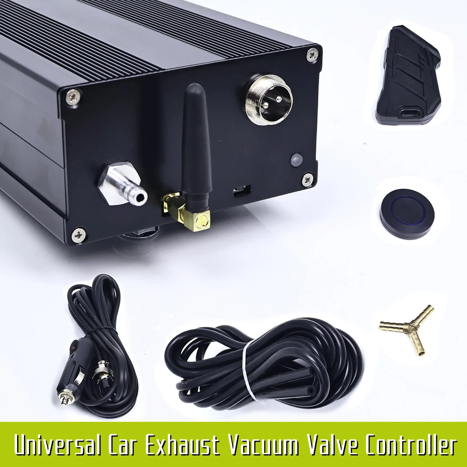 

Universal Car Exhaust Vacuum Valve with Wireless Remote Controller Controller Of the Exhaust Valve Actuator With Memory 12V