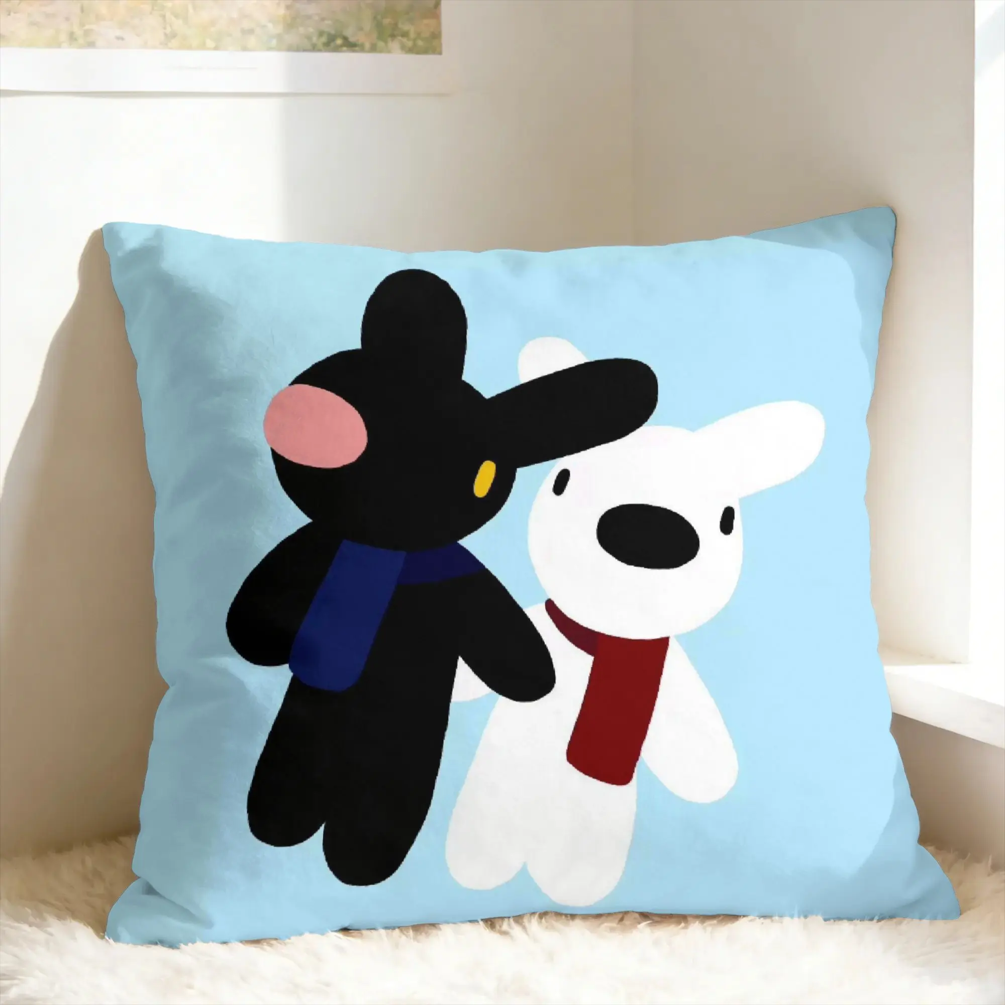 G-Gaspard and Lisa Pillow Case  Graphic Pillow Cover For Sofa Bedroom Home Decor Kawaii Pillowcases