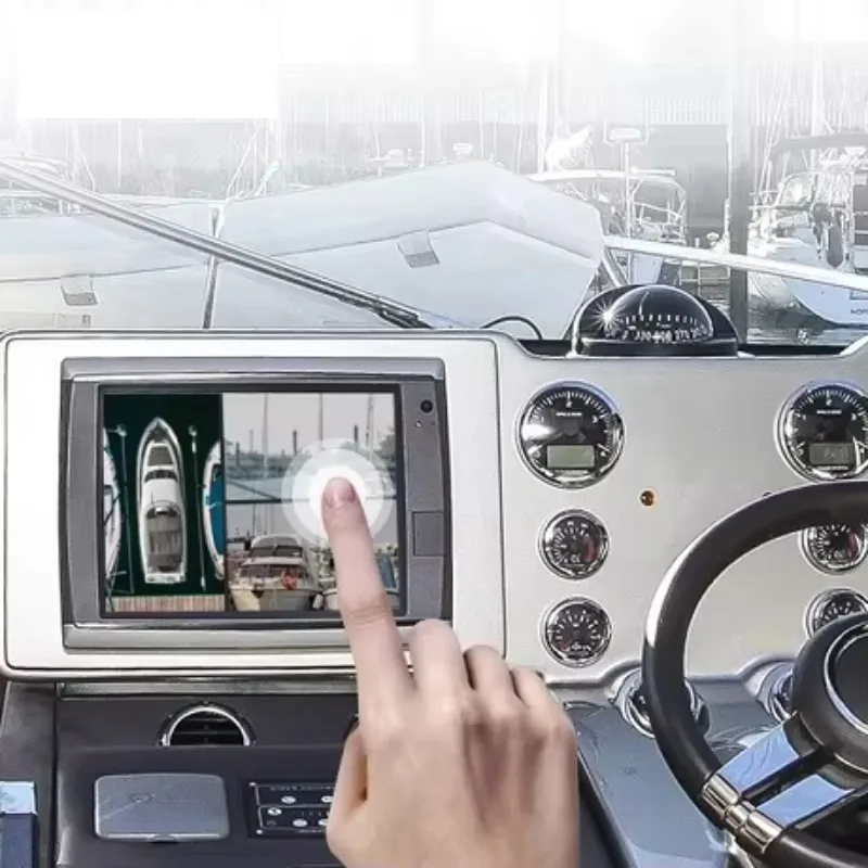 Candid 360 AVM Surround View Monitor System 6-Way Camera System With Safety Features Marine Supplies For Boats And Yachts