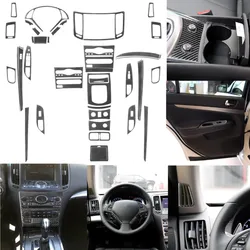 Car Interior Decoration Protection For Infiniti G37 SEDAN 2010 2011 2012 2013 Carbon Fiber Stickers