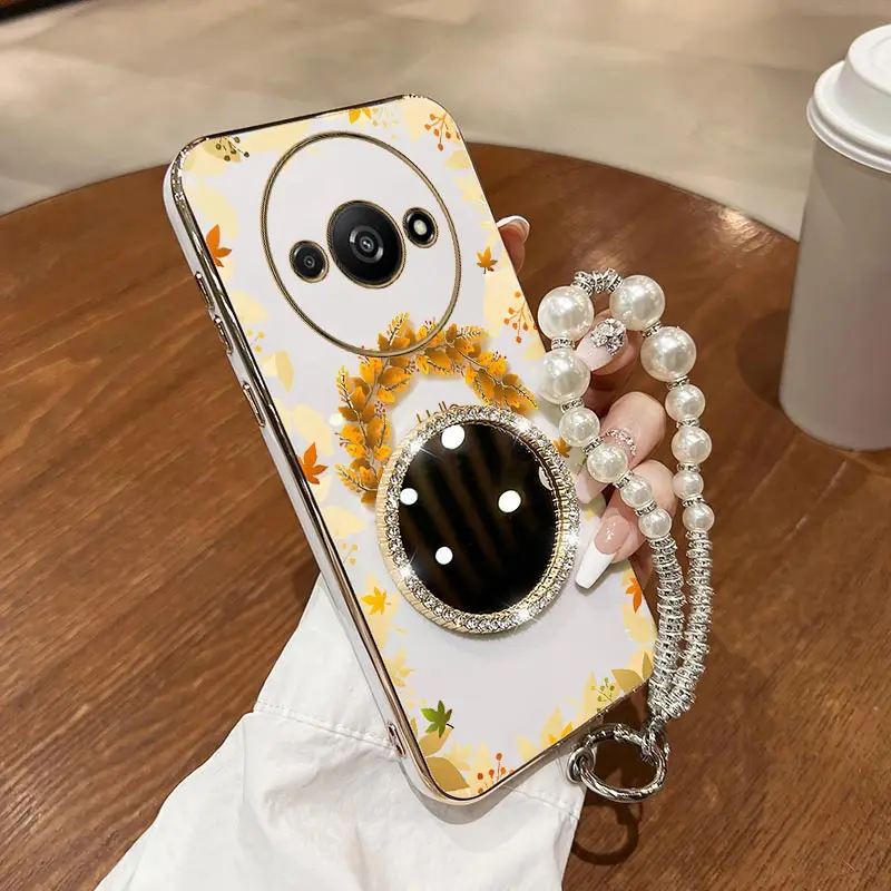 

Чехол для телефона с браслетом A3 Fallen leaves для Xiaomi Redmi A5 9i 9CNFC A3X A2 A4 A3 A1Plus A1 Turbo3 9A 10A 8A 9AT 8 Cover