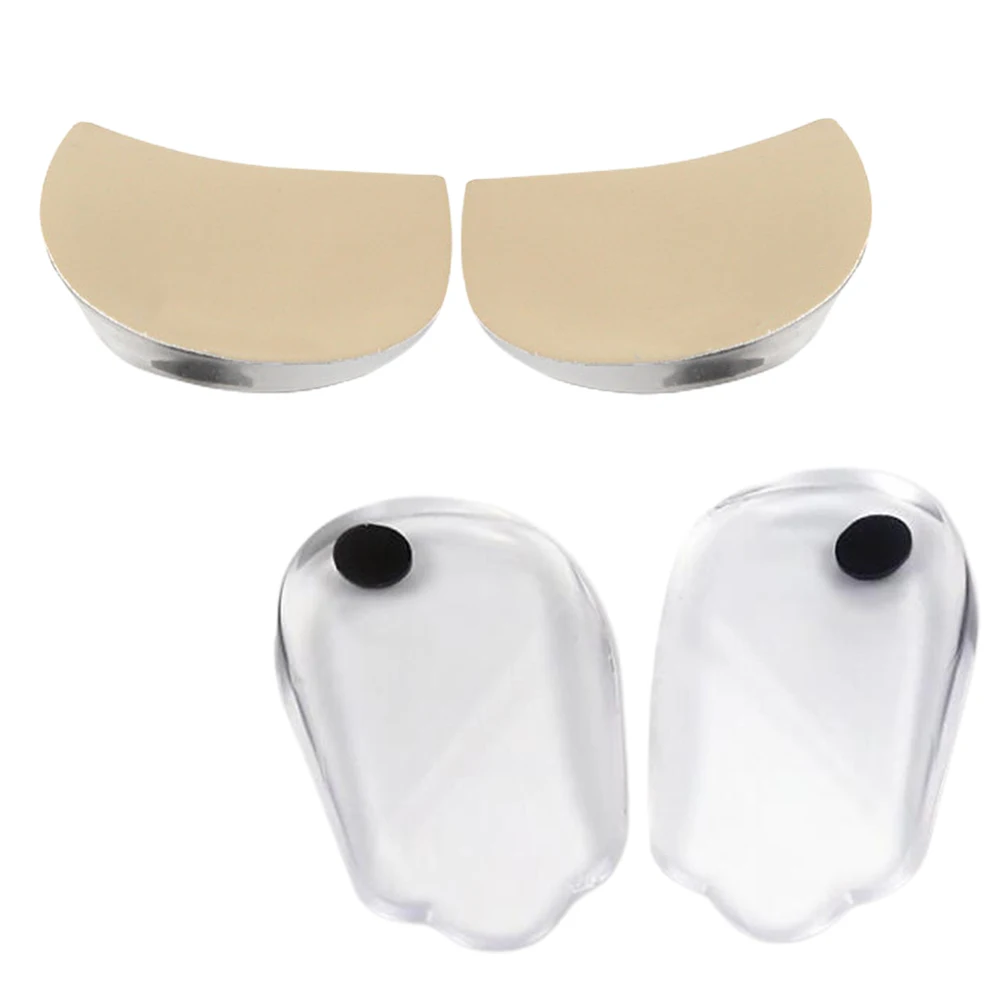 

Heel Corrected Insoles Transparent Back Orthotic Pads For O/X Stress Most Shoes Durable Invisible