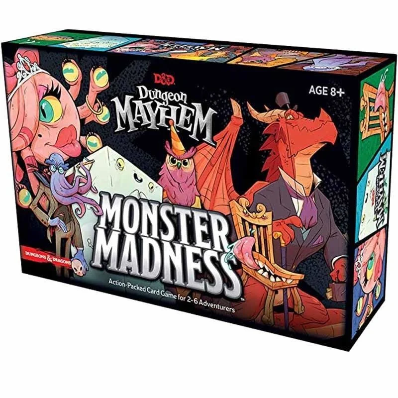 

English Version Of Crazy Monster Board Game Dungeons&Dragons Dungeon Chaos Card Game