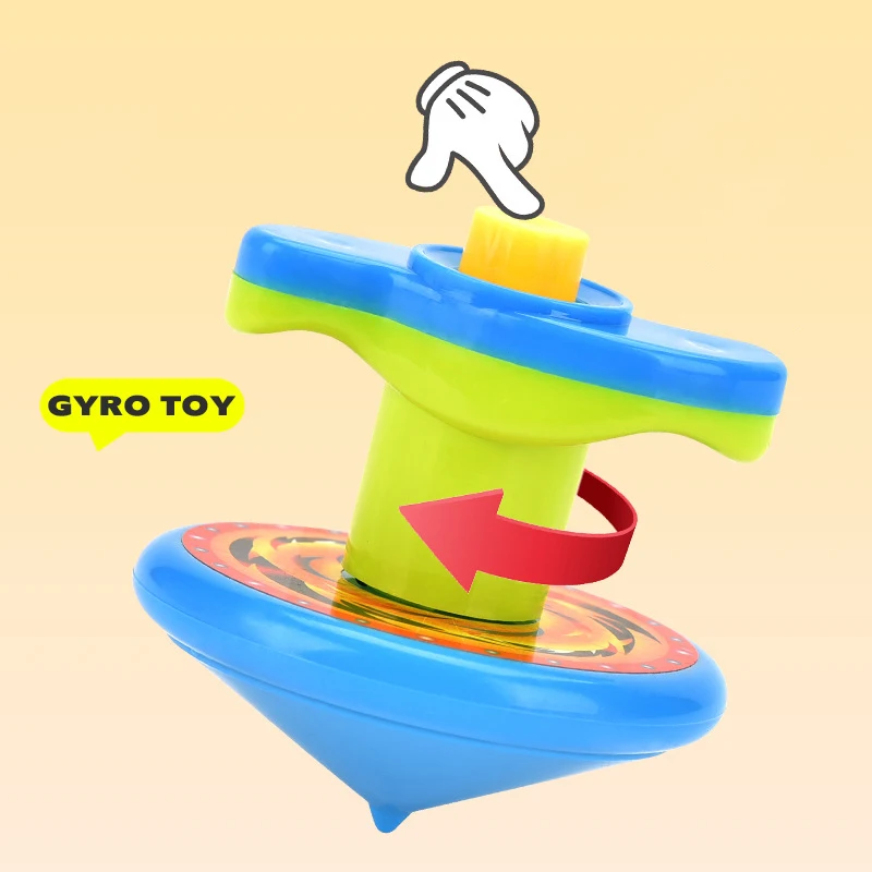 New Stacked Spinning Top Launcher Gyroscope Set Toy Funny Kids Parent-child Interaction Toys Flying Stacking Games Party Gifts