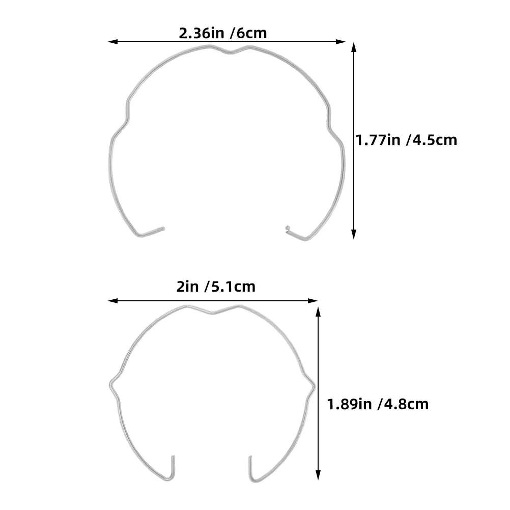 4Pcs Spring Loaded Lamp Fixing Clips Metal Retaining Buckles for Mr16 Spotlights Downlights Recessed Lighting