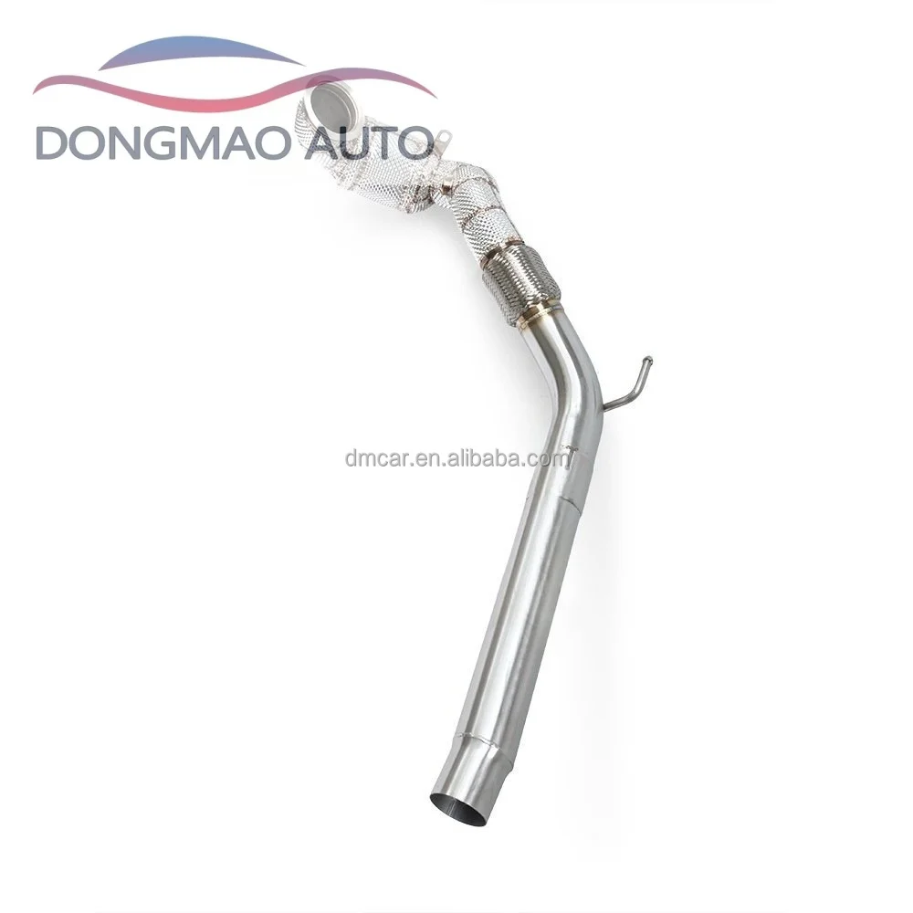 Suitable for  Golf8 MK8 GTI 2.0T 2019-2023 Stainless Steel Downpipe with Insulation Cover Car Exhaust Pipe - view 6