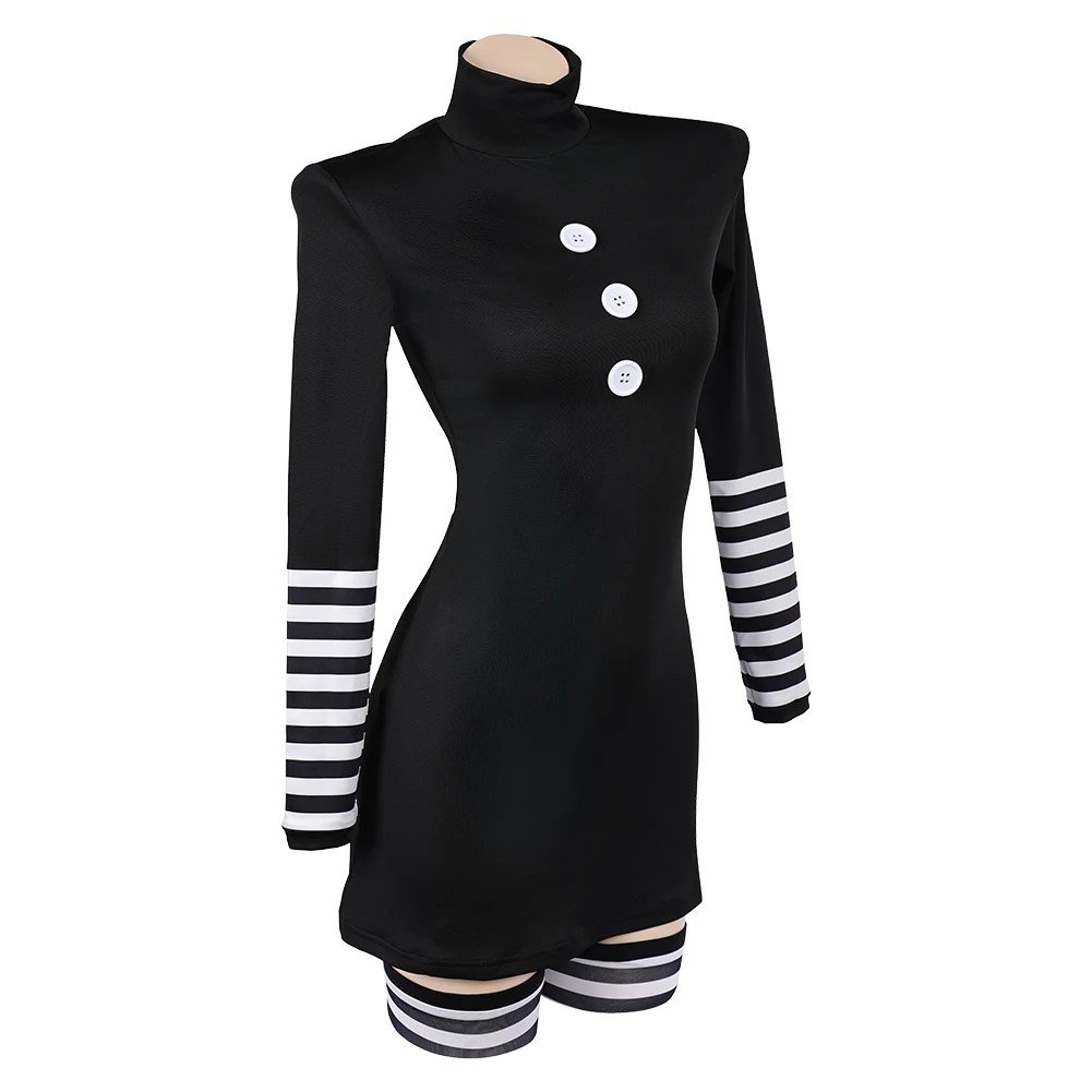 Horror Game Freddy Bear Nightmarionne Cosplay Fantasy Clothing Women Costume Disguise Halloween Adult Female Party Outfits - view 2