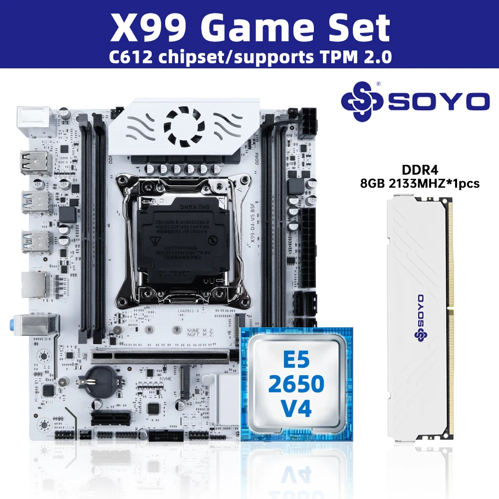 Soyo White X99 Moth… - image