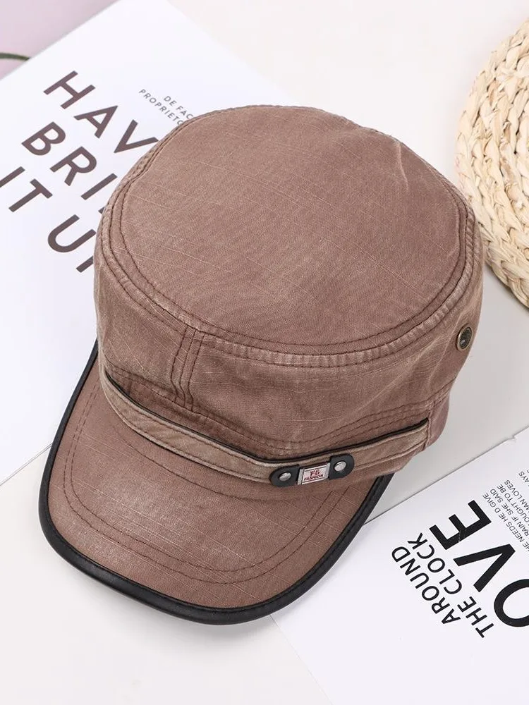 AliExpress Men  Denim Baseball Cap Cotton Cadet Hat  Breathable Flat Adjustable Cap