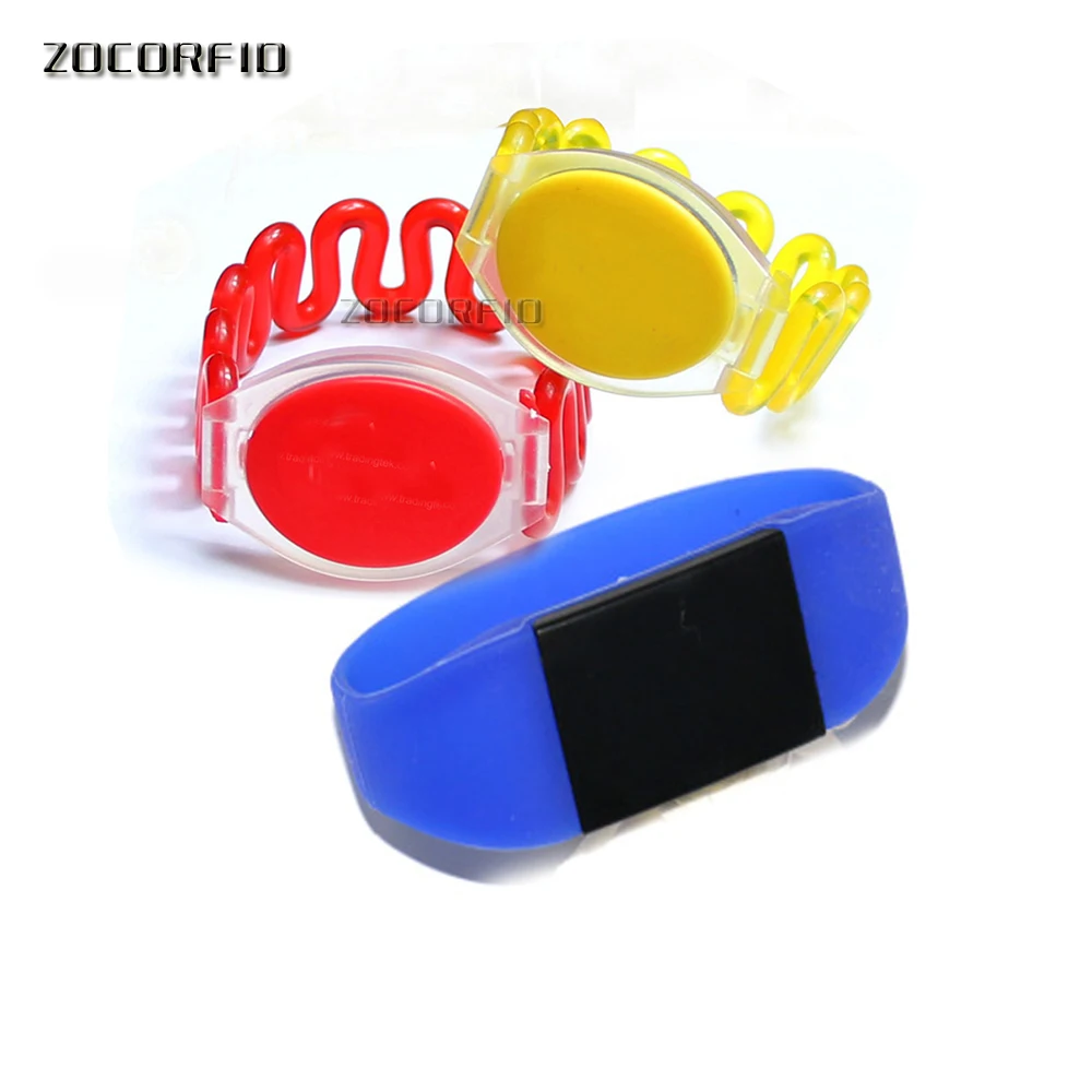 

125Khz T5577/EM4305 Rewritable RFID Bracelet Silicone Wristband Watch Copy Clone Blank Card In Access Control Card