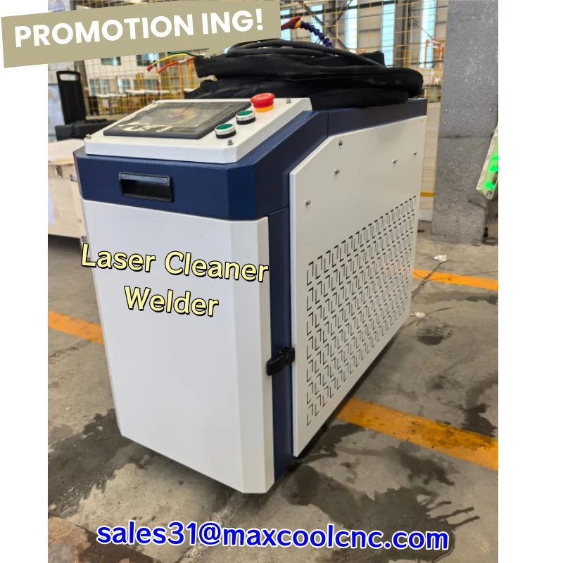 Maxcool Portable Laser Cleaning Machine for Rust Paint Oil Cleaning 2000w 3kw Raycus BWT Lazer Anti-rust Tools 1500w Handheld