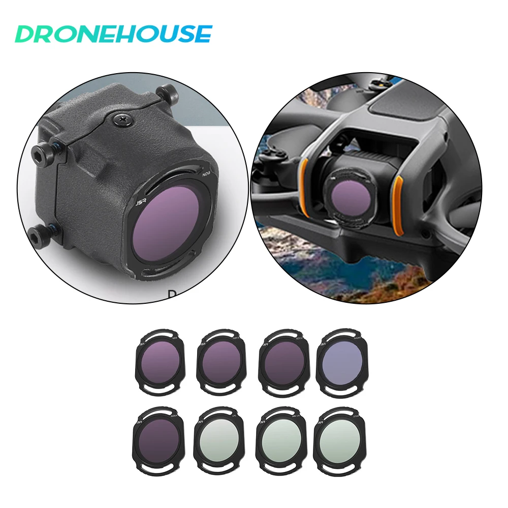 High Quality Aluminum Lens Filters for DJI O4 Air Unit Pro Avata 2 UV CPL ND8 ND16 Protect Enhance Aerial Photography Accessory