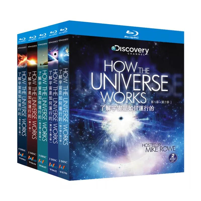 

Blu-ray Ultra HD Documentary Series How the Universe Works Seasons 1–11 Blu-ray Discs