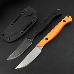 Fixed Blade Hunting Knives With Kydex Sheath Outdoor Camping Tactical Survival Tools For Self Defense Small Pocket Knife For Men