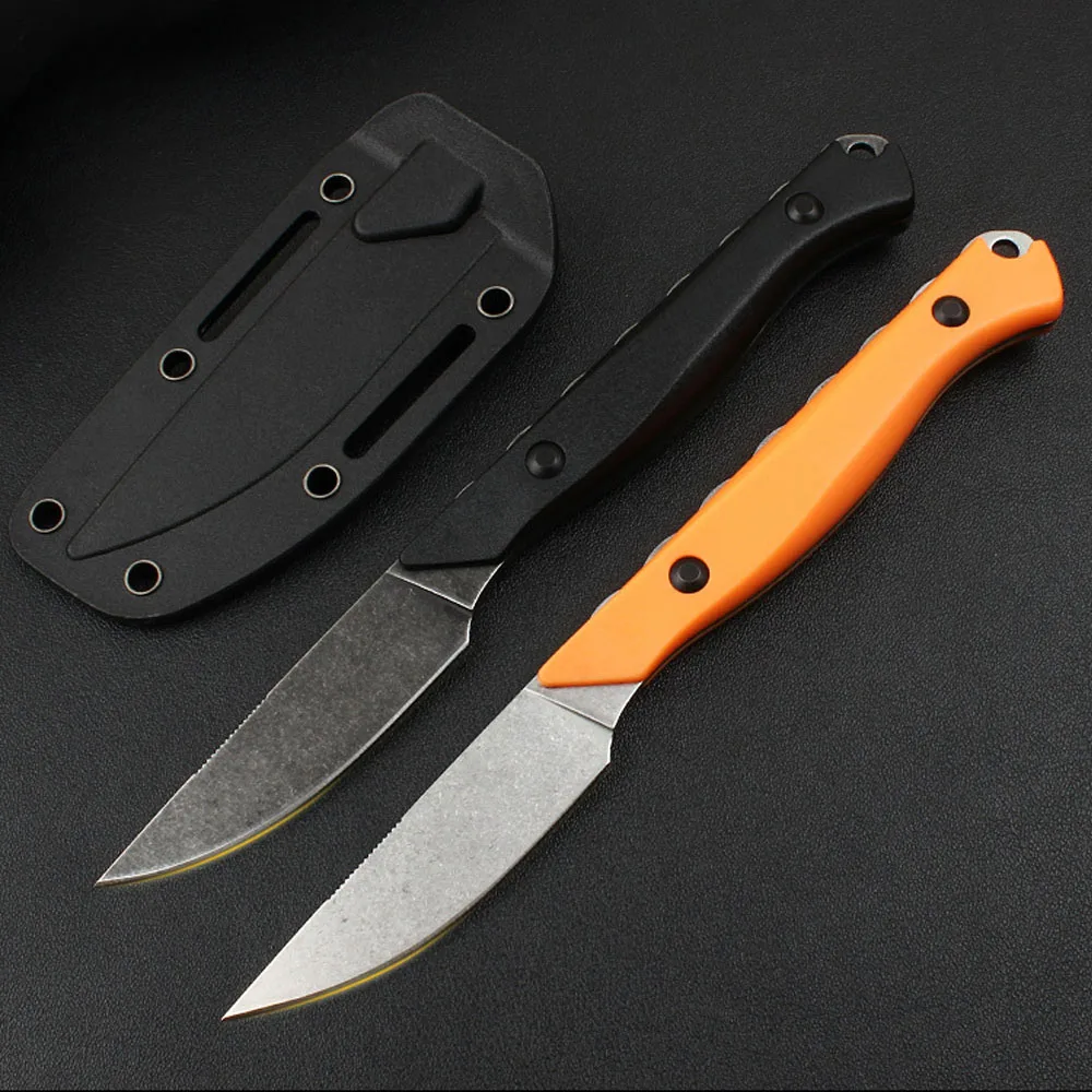 Fixed Blade Hunting Knives With Kydex Sheath Outdoor Camping Tactical Survival Tools For Self Defense Small Pocket Knife For Men