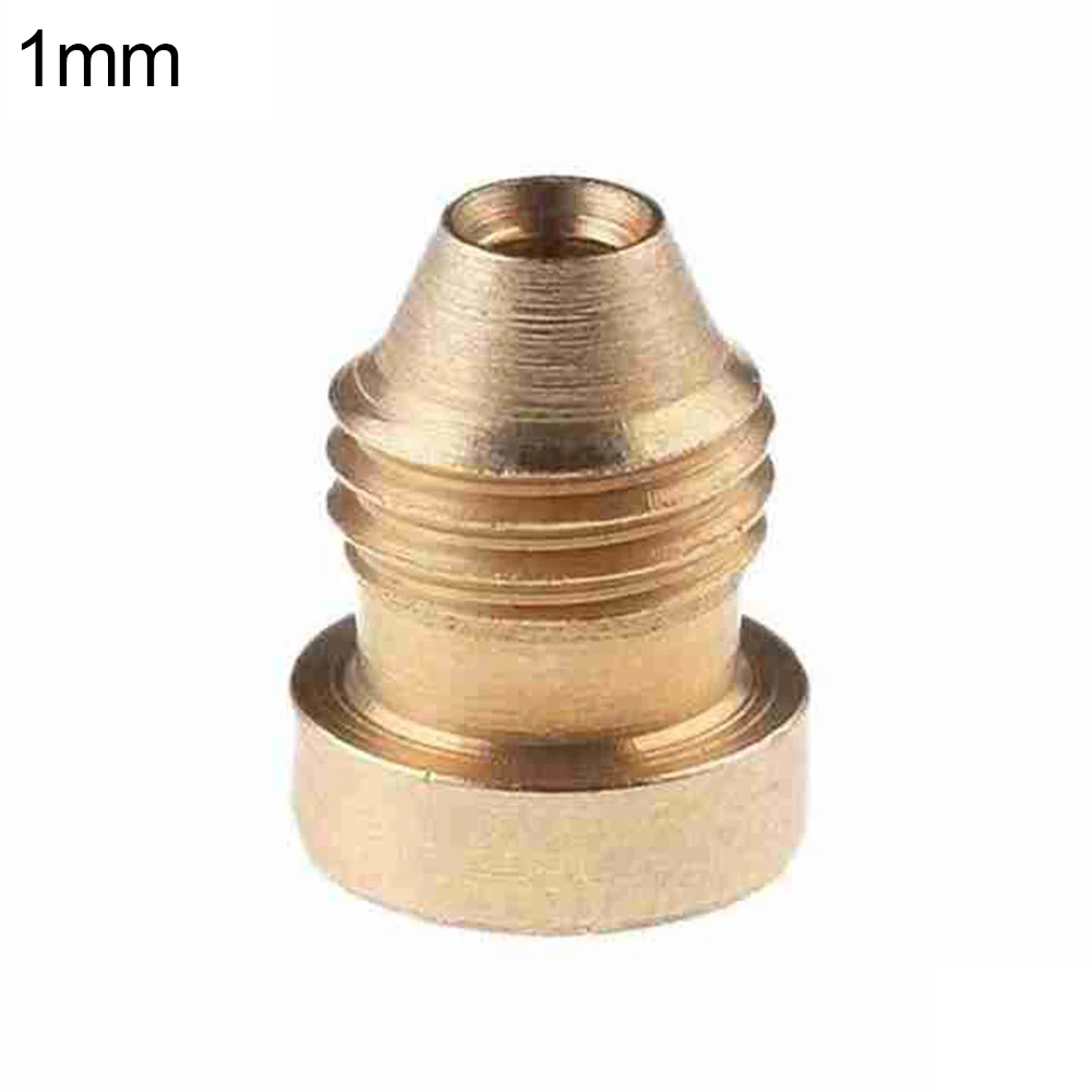 High Pressure Foam Spray Gun Nozzle Copper Core Car Washer Foam Gun Cleaning Tool 0.9-2mm Nozzle Head Replacement