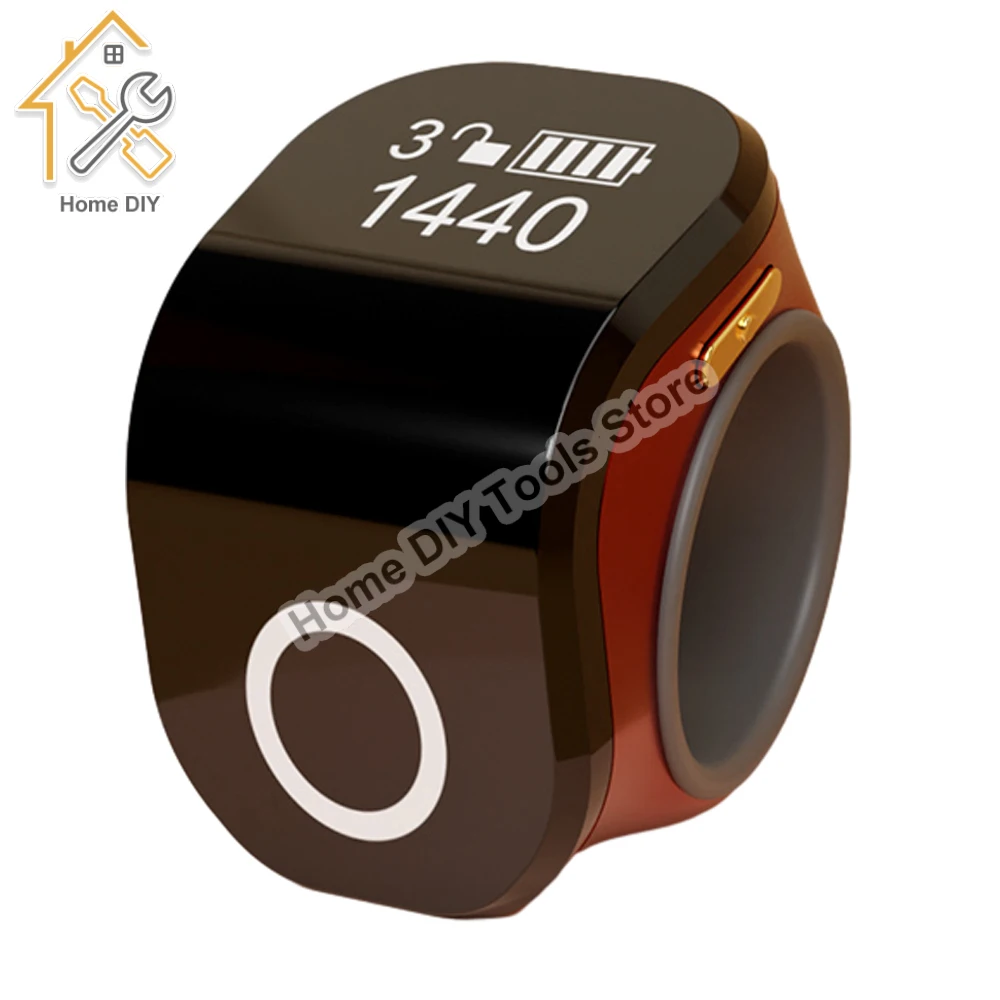 Digital Counter Portable Points Rechargeable Ring Ring Idea Tally Counter Smart Touch Waterproof Finger Counter for Muslims 