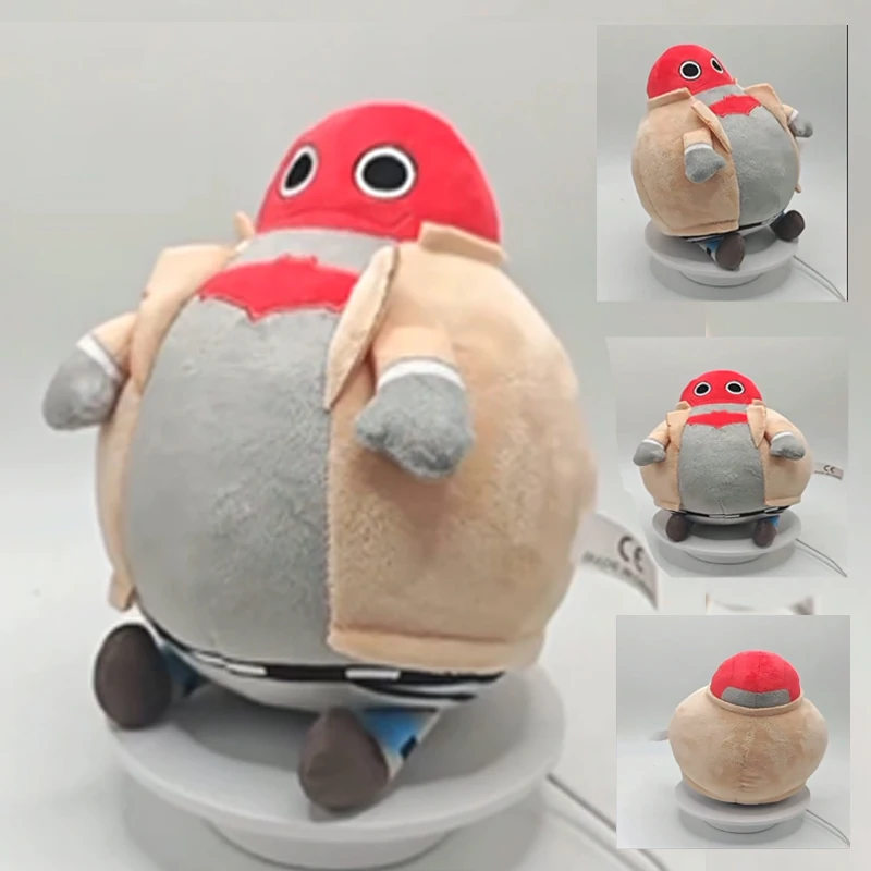 Presente de natal gordo jason todd boneca de pelúcia gordo capuz vermelho macio animal de pelúcia anime periféricos ornamento anime figura brinquedos colecionáveis