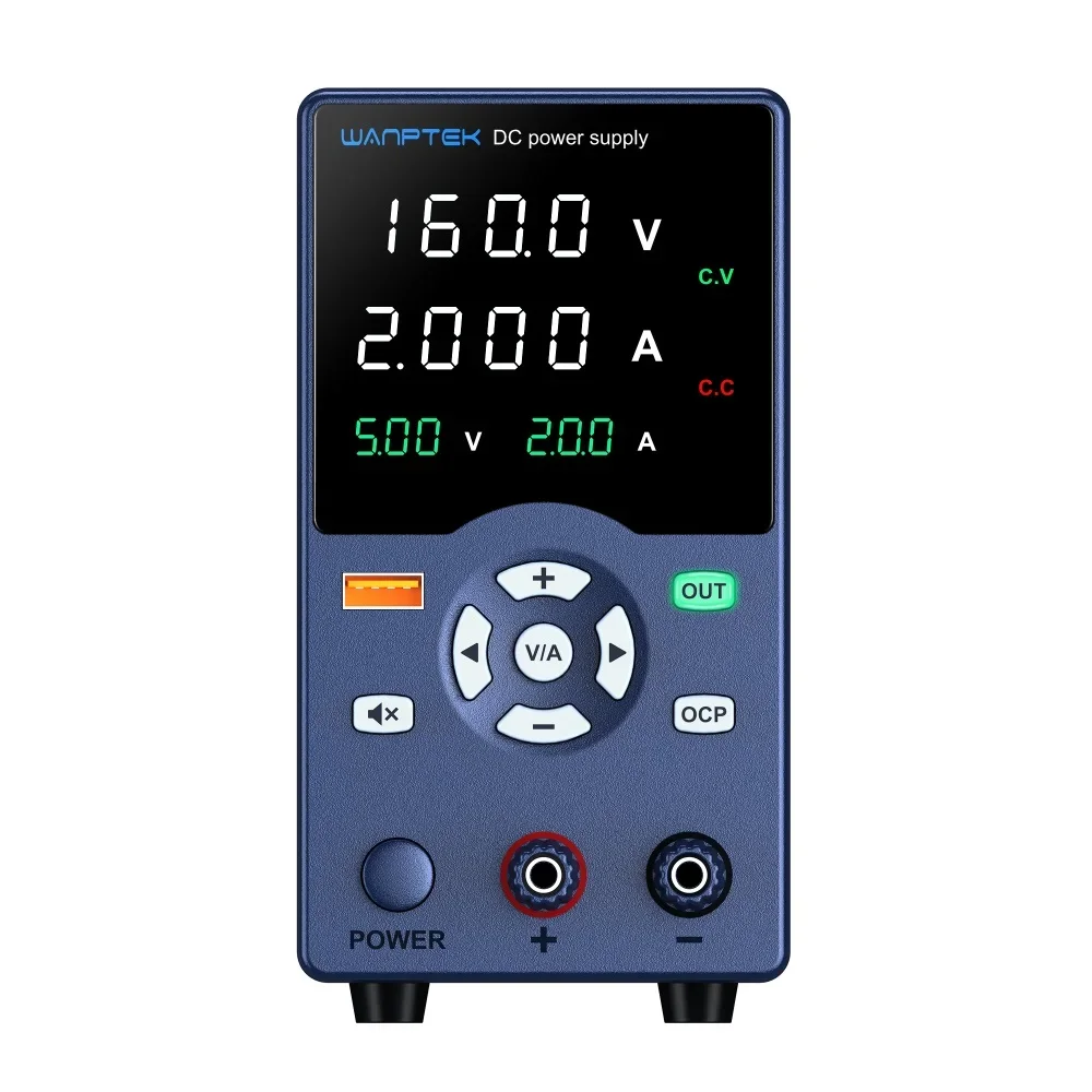 Wanptek GC1602H 0-160V 0-2A 320W Bench Variable DC Power Supply Adjustable Dc Switching Regulated Power DC