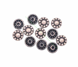 50Pcs Antique Silver Tone Biker Rocker Flower Bag Rivets Spots Studs Fasteners Leathercraft Belt Luggage Bag Hardware Conchos