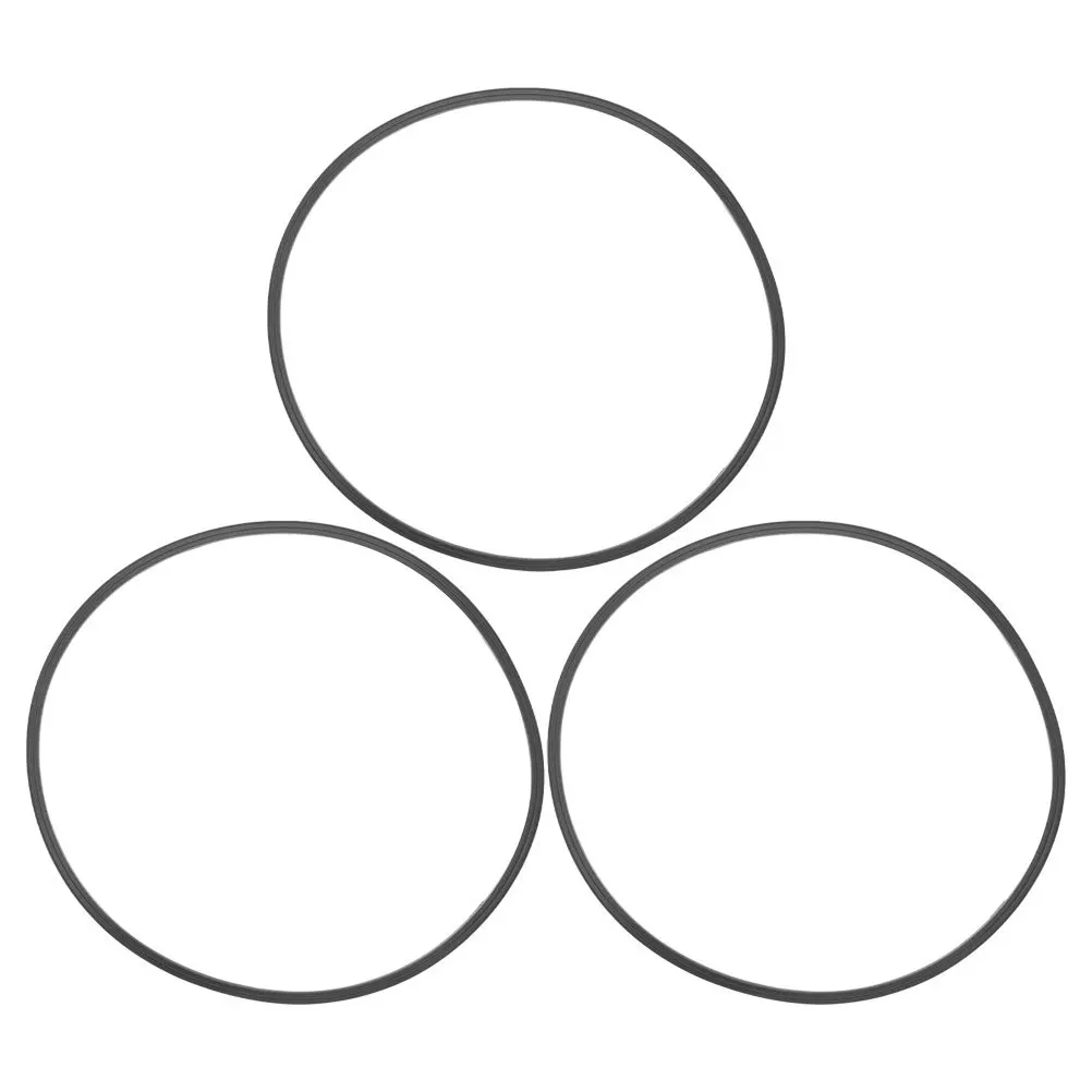3pcs Bar Stool Base Ring Rubber Floor Protectors Non-Slip Round Foot Guard For Smooth Surfaces Furniture Legs Accessories