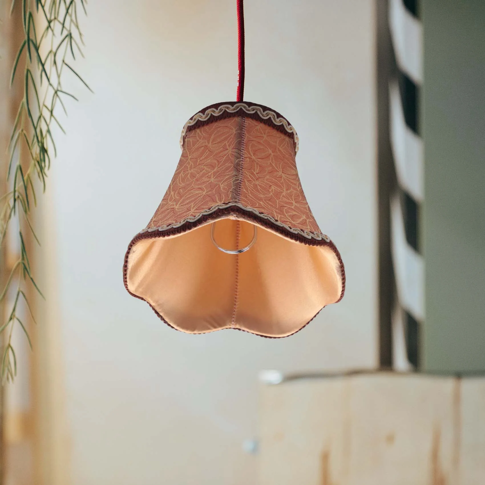 Chandelier Lamp Shades Fabric Cloth Clip On Light Shades Lamp Cover Drum Shade Lampshade Bulb Cover For Floor Lamp 13Cm