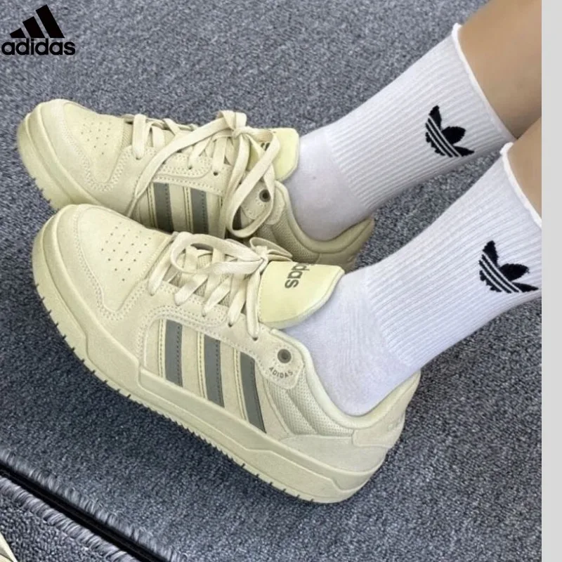 Adidas Men's and Women's Shoes Casual Shoes Couple Retro Basketball Shoes Board Shoes JS3007