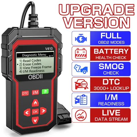 Car Diagnostic Tools OBD2 Code Reader OBDII Scanner Read Clear Fault Scan Tool Auto Accessories Engine System Detection ELM 327