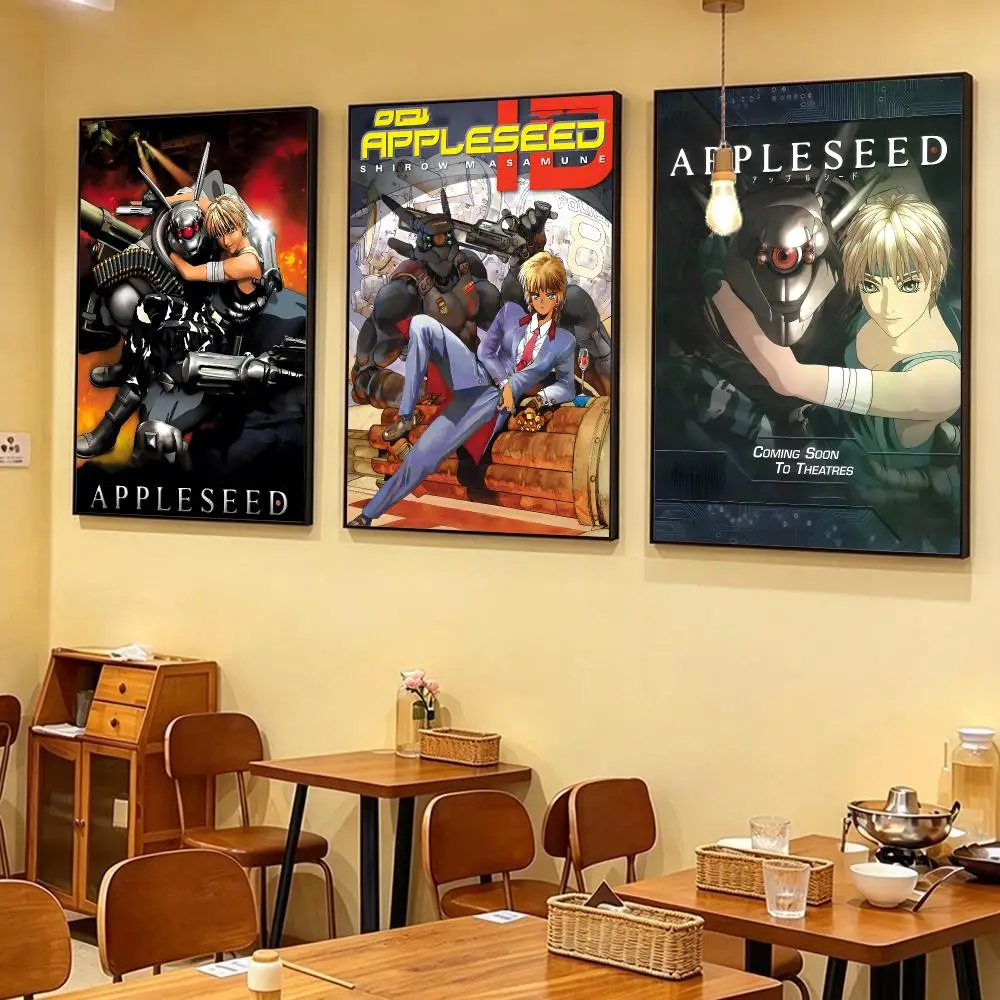 anime APPLESEED Poster Poster HD Printing Cozy and Warm Style for Home Decor for Bedrooms Cafes Gift Giving