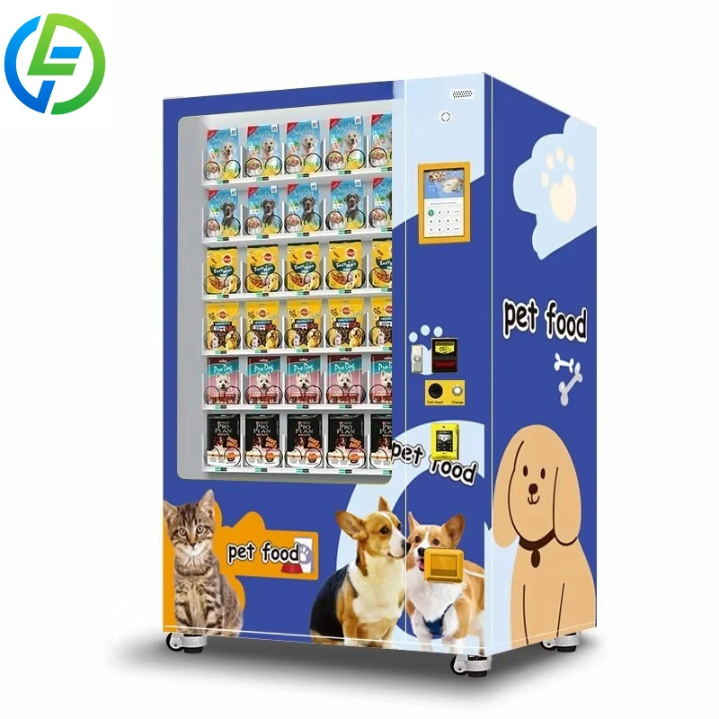 Customize Dog food and snack/Credit Card/New Pet Food /Condom Vending Machine for Commercial Vending No reviews yet  certified