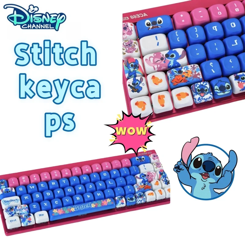 

Колпачки для клавиш, милые мультяшные модные каваи, МОА, сублимационная адаптация, механическая клавиатура 60/68/75/87/98/108, украшение