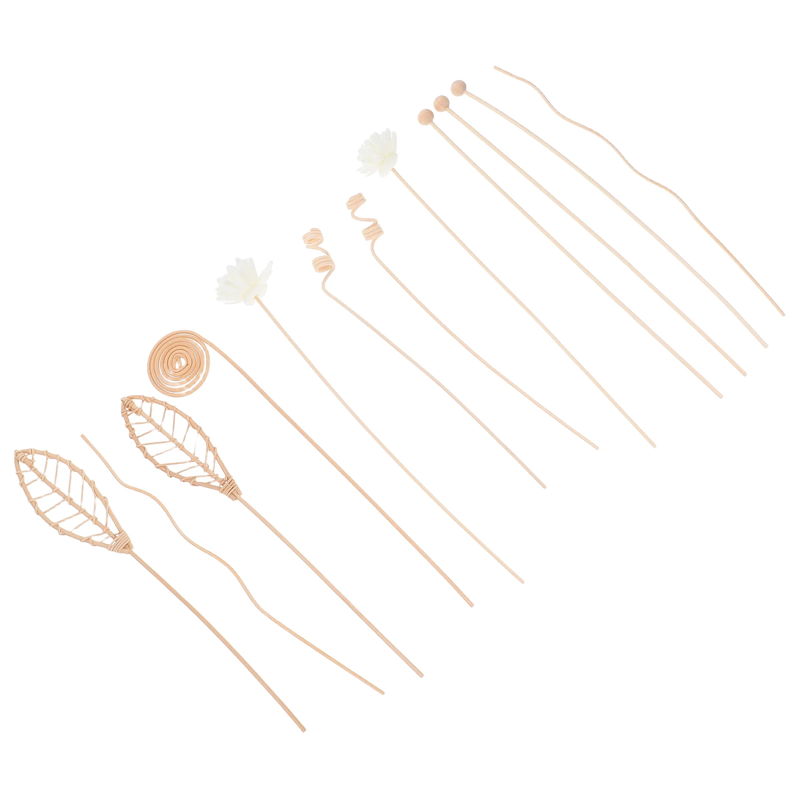 

12pcs Aromatherapy Diffuser Sticks Flameless Scented Oil Reeds For Home Office Car Longlasting Air Freshener Bamboo Rods Room