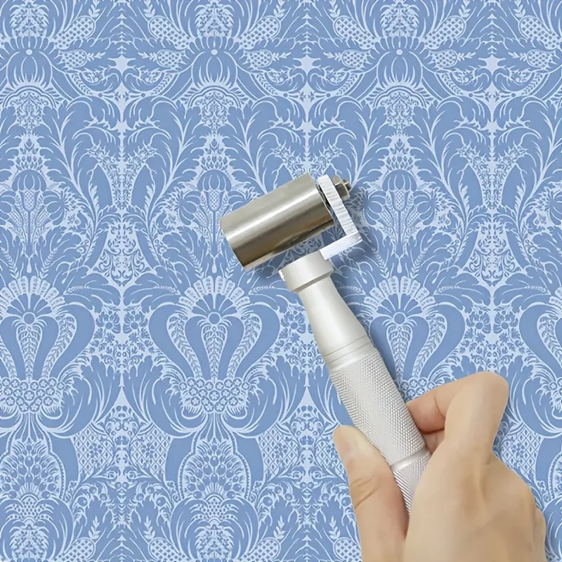 

1 шт., 40 мм, плоский колесный шарнир из нержавеющей стали, более гладкий ролик для домашнего декора своими руками и уплотнения обоев, ролик для прецизионного применения