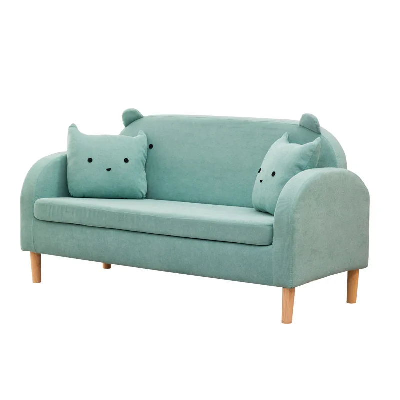 

Fabric, removable and washable, small living room, bedroom, study, three people, leisure, sofa