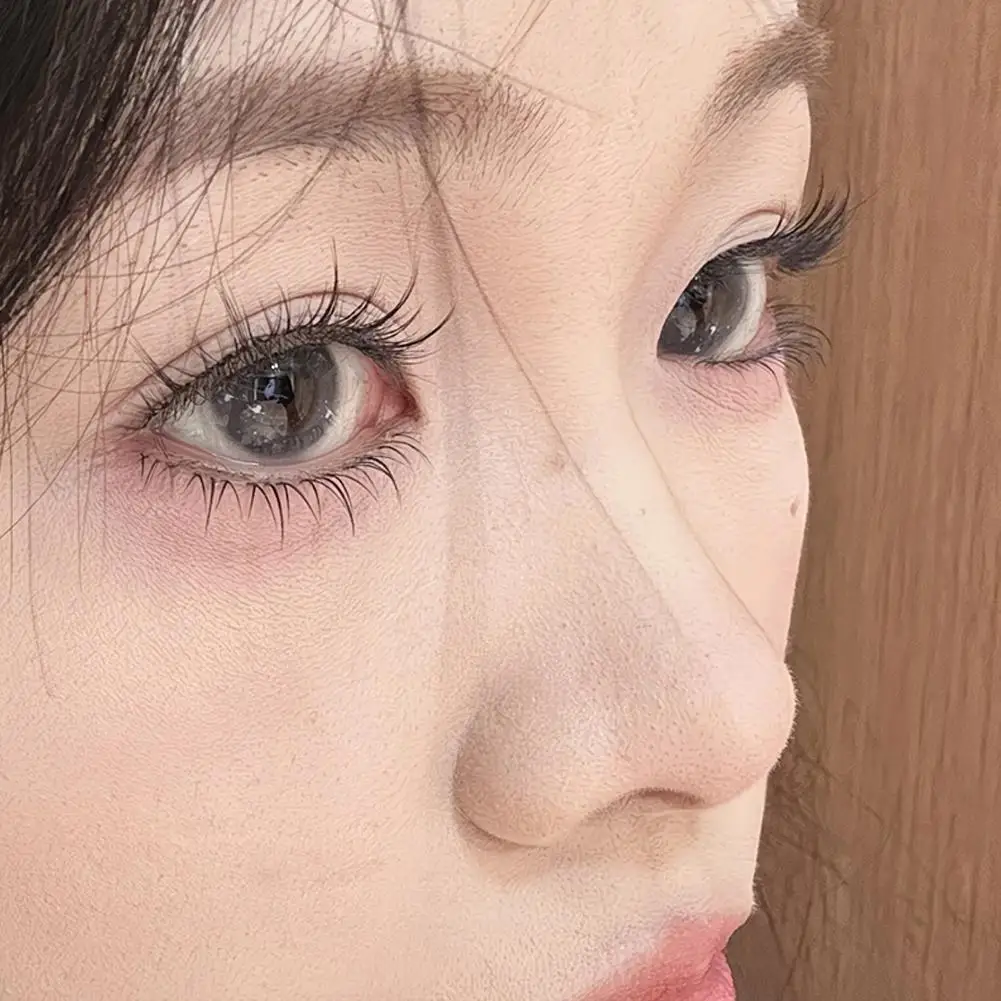 Manga cílios postiços de uma peça usar ultra-fino natural encaracolado cílios ferramenta de extensão para maquiagem iniciante