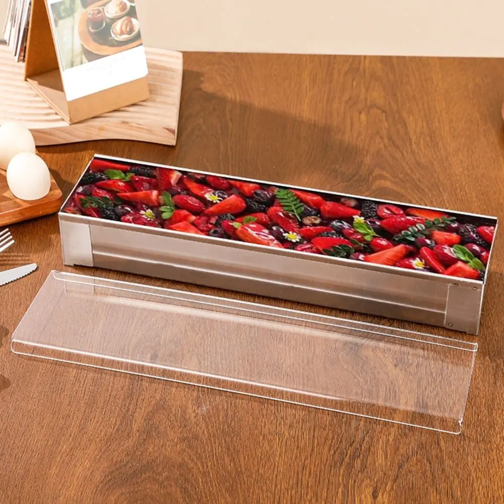 

Professional Removable Design Tiramisu Cake Mold Stainless Steel Rectangular Bread Mold DIY Non-Stick Mousse Mold Pastry