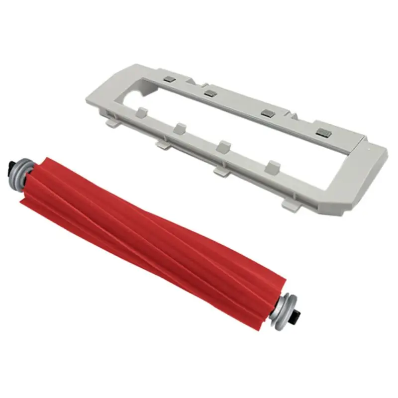 

A67P-Роликовая щетка и крышка основной щетки, белый и красный пластик+резина, для робота-пылесоса Xiaomi Roborock Q Revo / Roborock P10 A7400RR